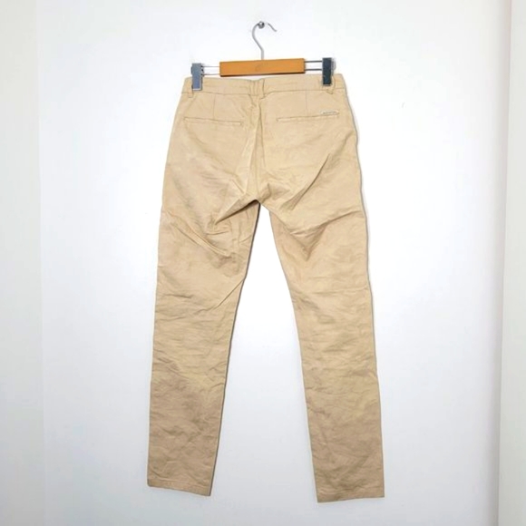 Maison Scotch Anthropology Khaki Skinny Slim Leg Trouser Pants Chinos Stretch - Picture 8 of 15